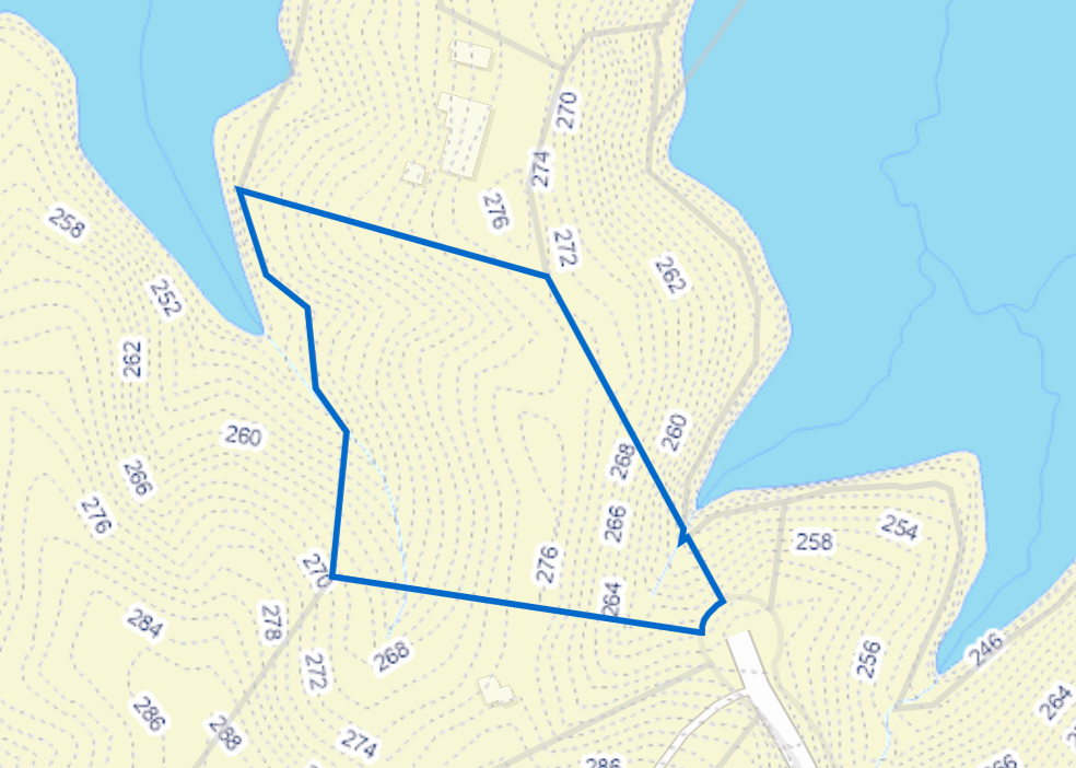 MSP 51R topographic parcel map