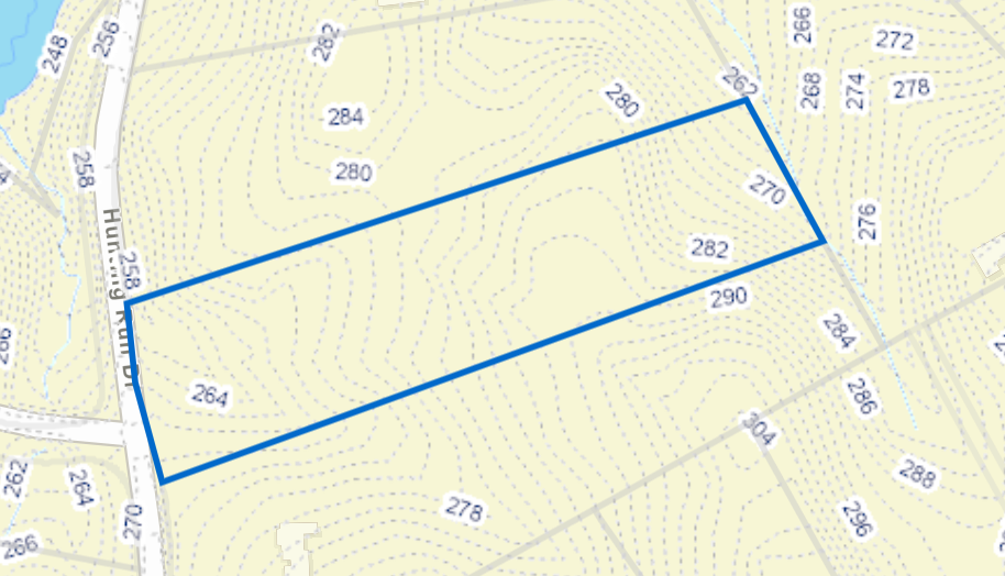 MSP 82 topographic parcel map